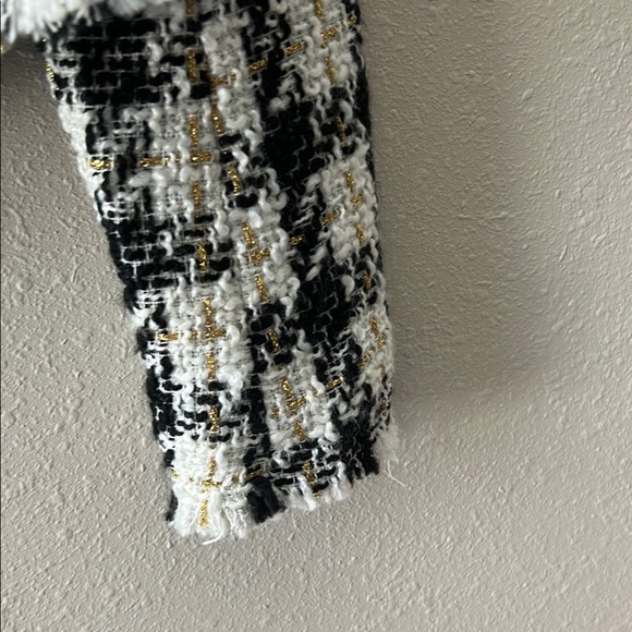 *House of Harlow 1960 Black and White Houndstooth Blazer - Picture 5 of 11